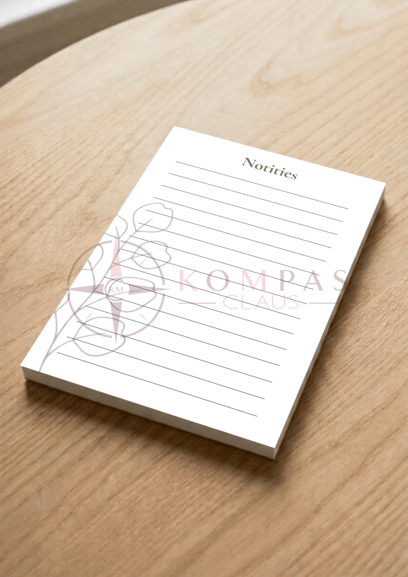 A5 Notitieblok - Botanisch & lijntjes - 148 x 210 mm – Variant 2