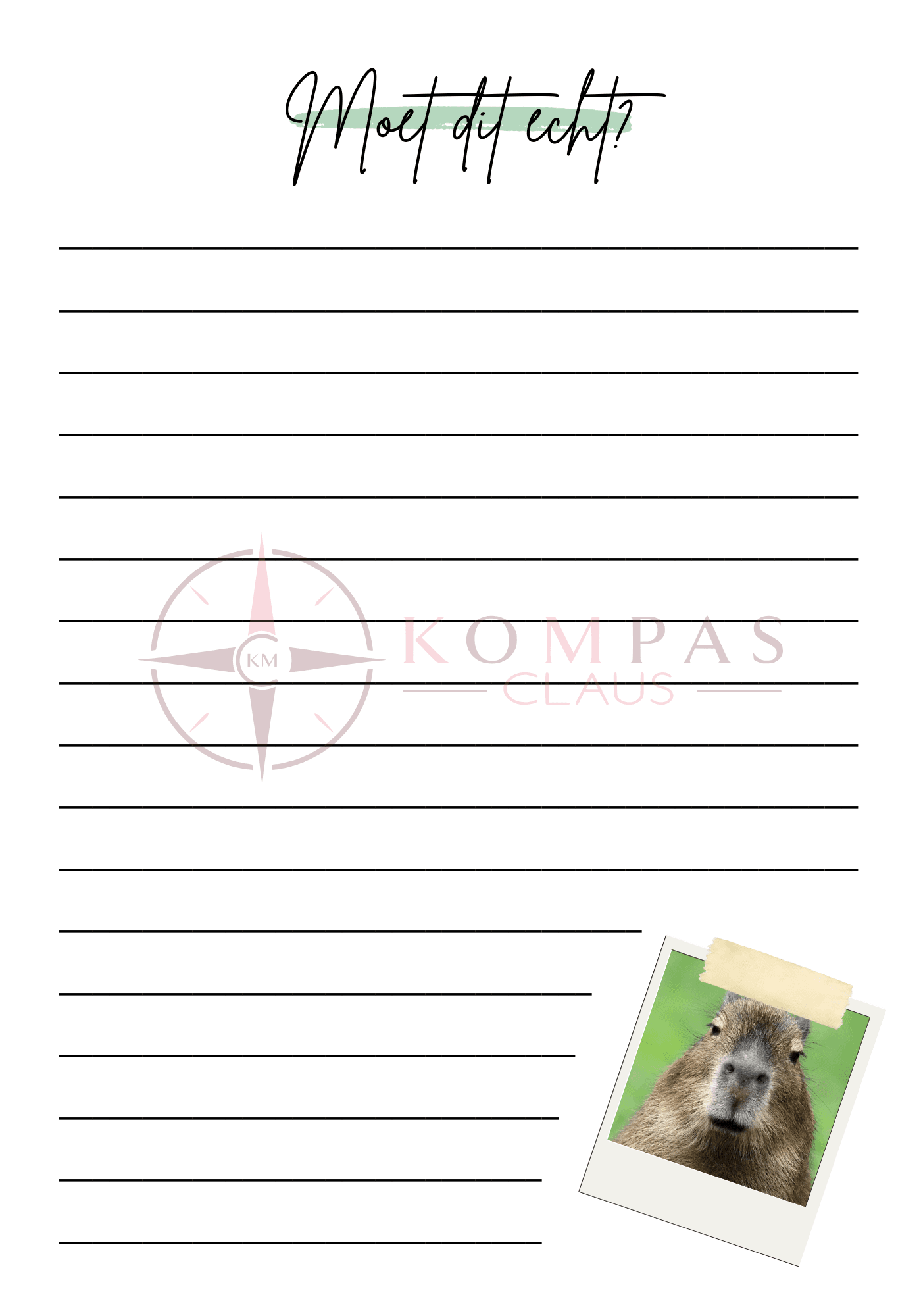 Personaliseerbaar notitieblok A5 – Gemarkeerde tekst, tekst+foto